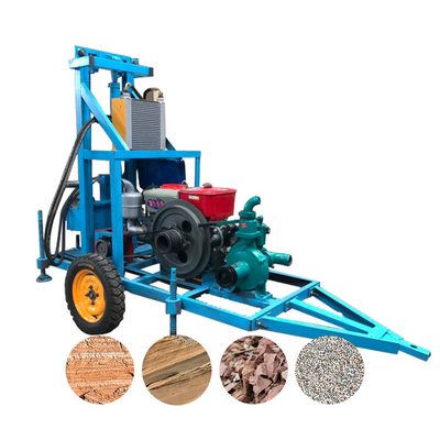 High Efficiency Low Price Portable Diesel Hydraulic Water Well Small Borehole Drilling Rig Machine