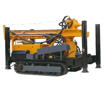 Construction works&amp;#194; &amp;#160; water well drilling rig machine hydraulic rotary crawler drilling rig